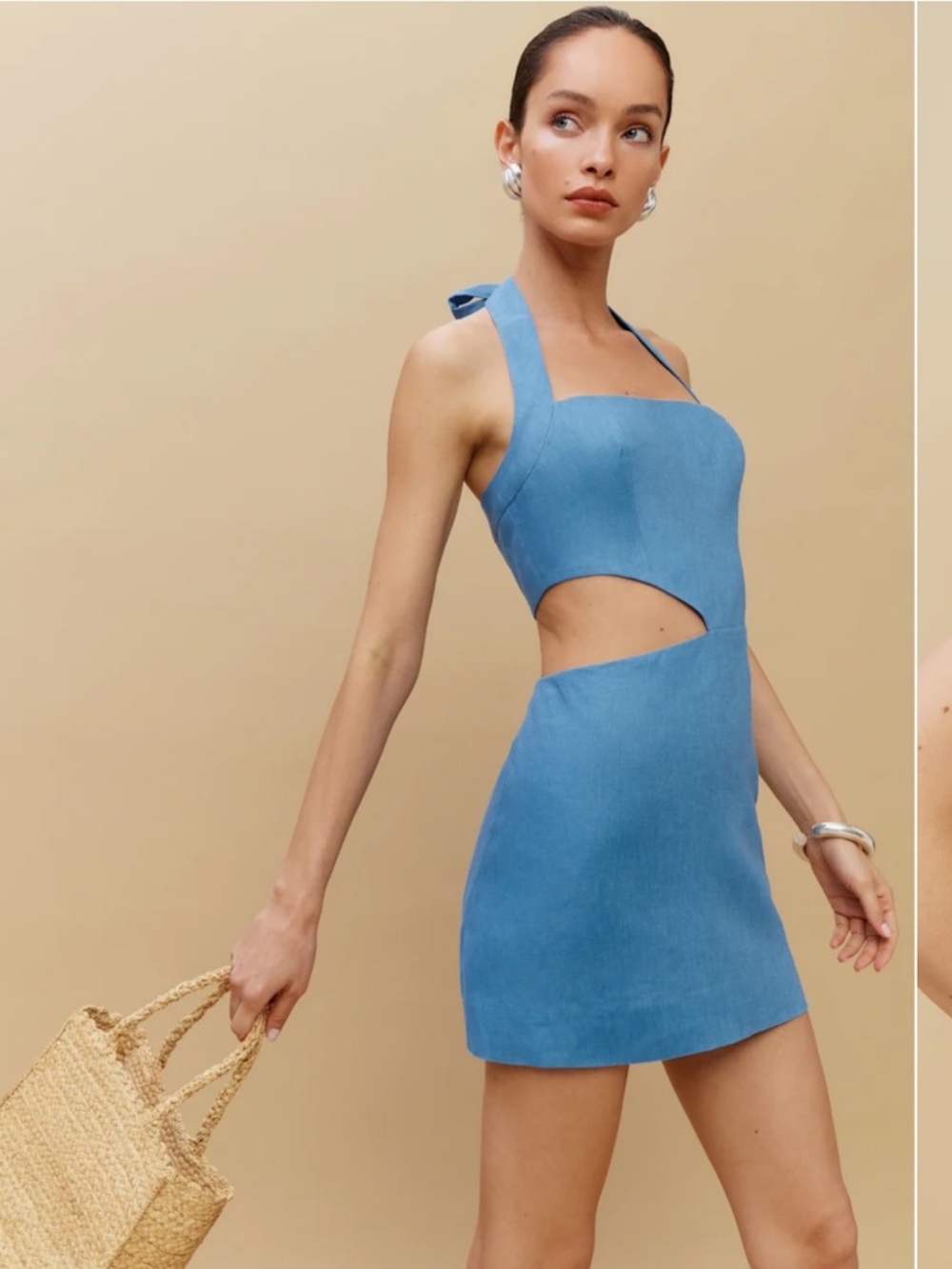 Reformation Linen Mini Dress